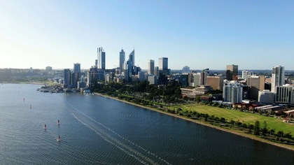 Perth, Australie : Visite en drone du fleuve Swan