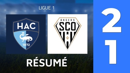 Résumé : Le Havre AC - Angers SCO (2 - 1) - Score Final
