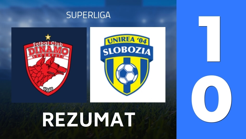 Rezumat : FC Dinamo Bucuresti 1948 - FC Unirea 2004 Slobozia - Superliga 25/26