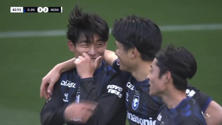 Riku fires Gamba Osaka to the top of West Group after win over Nagasaki