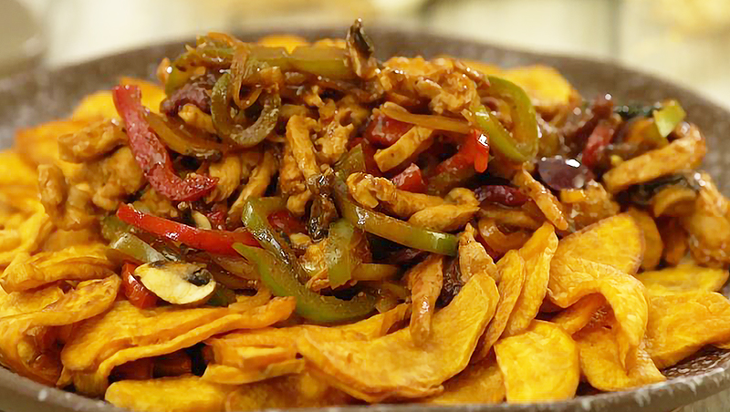 BBQ Chicken Sweet Potato