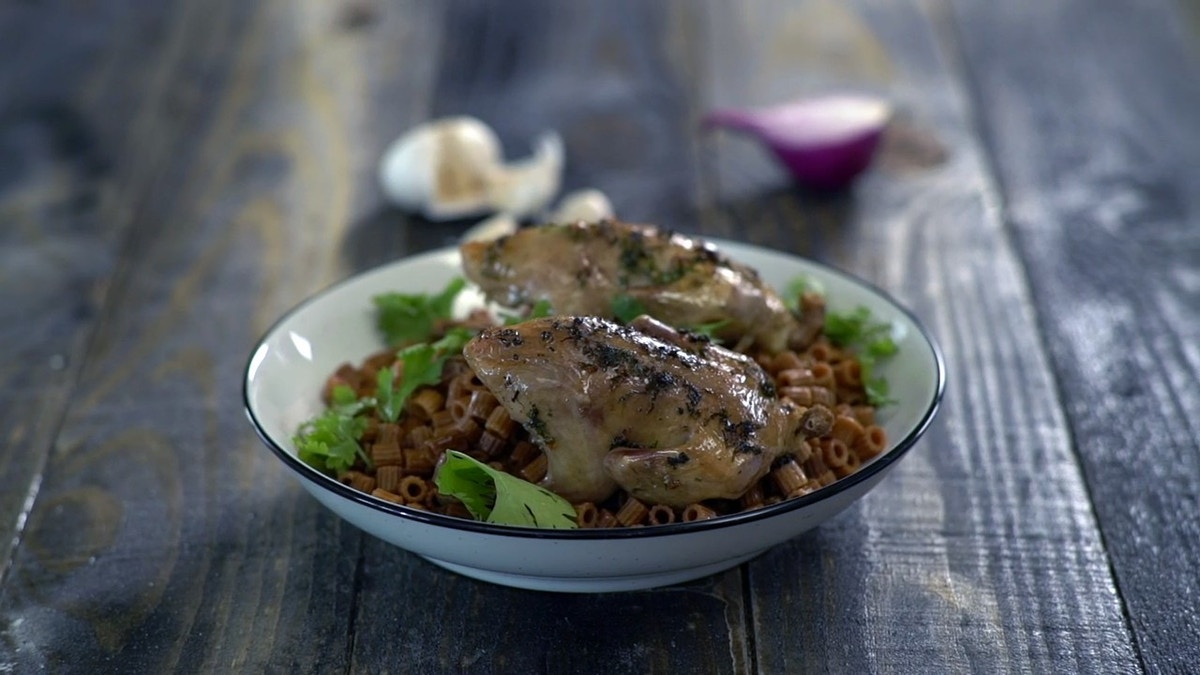 Pâtes égyptiennes au pigeon