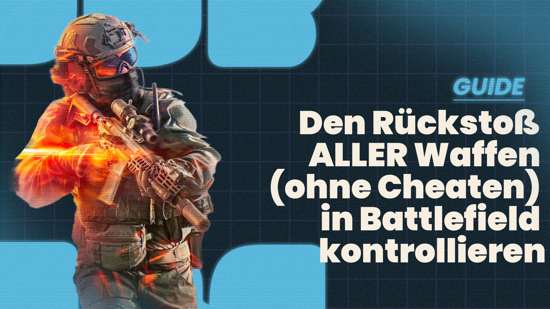 Den Rückstoß ALLER Waffen (ohne Cheaten) in Battlefield kontrollieren - Battlefield