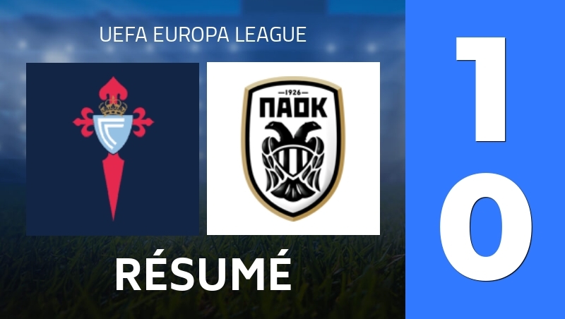 Résumé : RC Celta de Vigo - PAOK Thessaloniki - UEFA Europa League 25/26