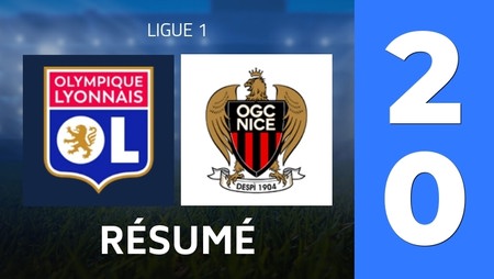 Résumé : Olympique Lyon - OGC Nice (2 - 0) - Score Final