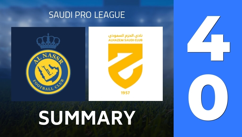 Summary : Al Nassr Club - Al-Hazm - Saudi Pro League 25/26