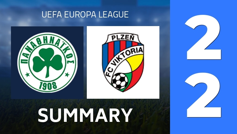 Summary : Panathinaikos Athens - FC Viktoria Plzen - UEFA Europa League 25/26