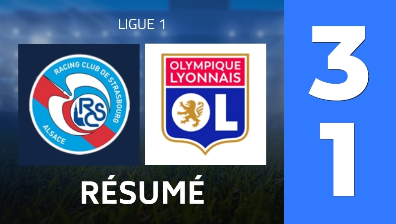 Résumé : Strasbourg Alsace - Olympique Lyon - Ligue 1 25/26