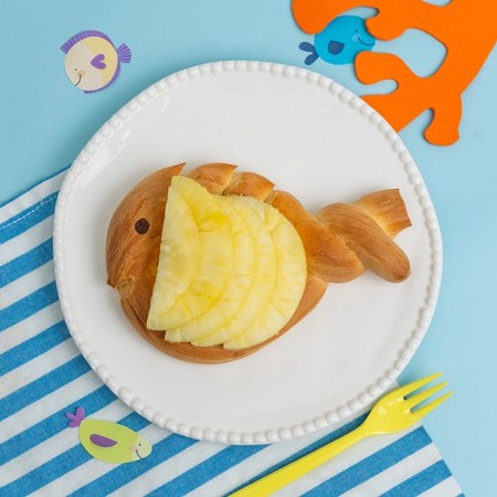 Brioche poisson ananas