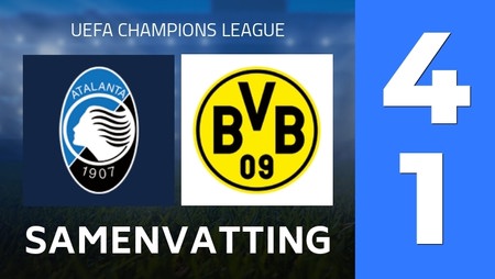 Summary : Atalanta BC - Borussia Dortmund (4 - 1) - Final Score