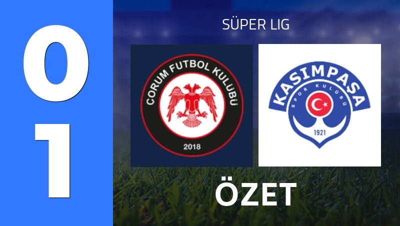 Özet : Corum FK - Kasımpaşa İstanbul - Süper Lig 26/27