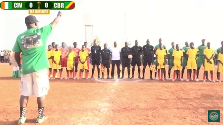 Côte d'Ivoire Vs. Congo Brazaville  1ère mi-temps - replay - Quart de finale