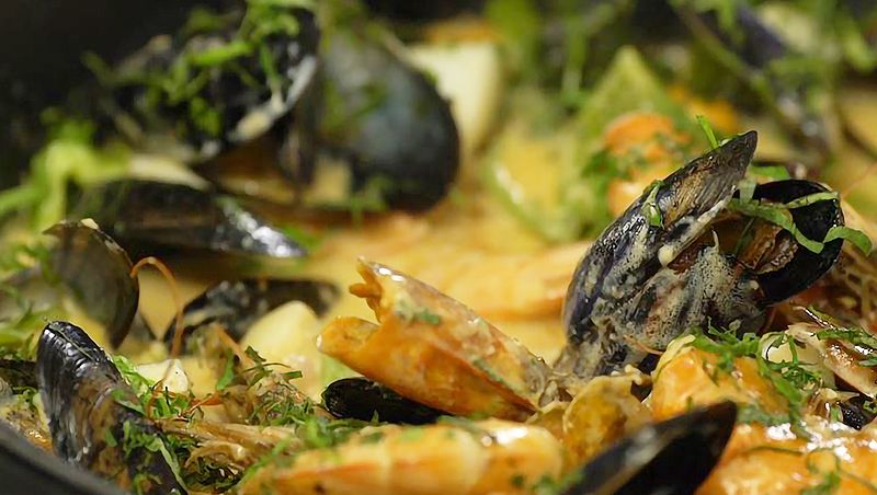 Seafood Coriander Pan