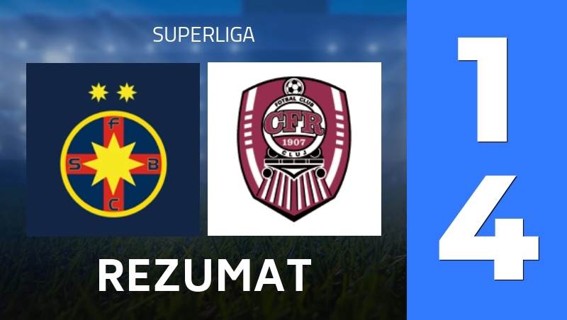 Rezumat : Fotbal Club FCSB - FC CFR 1907 Cluj - Superliga 25/26