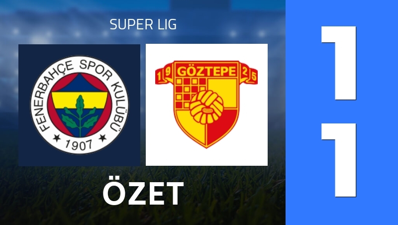 Özet : Fenerbahce Istanbul - Goztepe Izmir - Super Lig 25/26