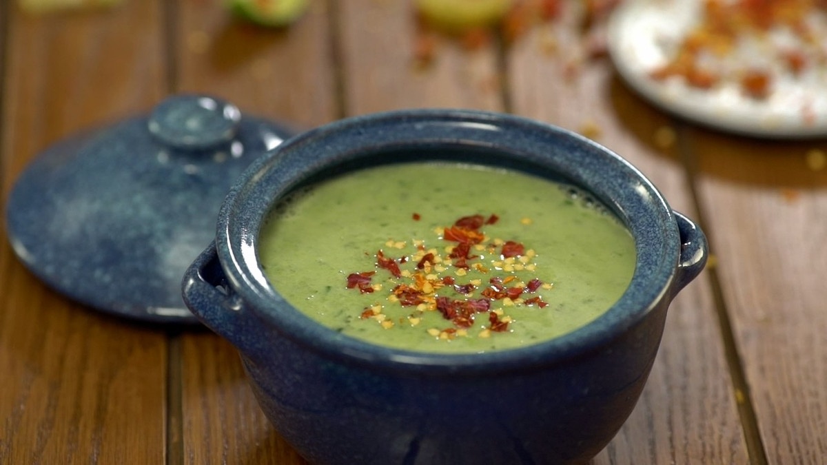 Soupe Aux Pois Et Epinards