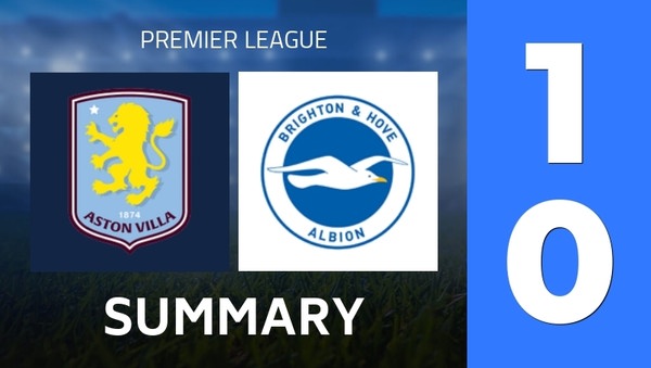 Summary : Aston Villa - Brighton & Hove Albion (1 - 0) - Final Score Summary : Aston Villa - Brighton & Hove Albion (1 - 0) - Final Score