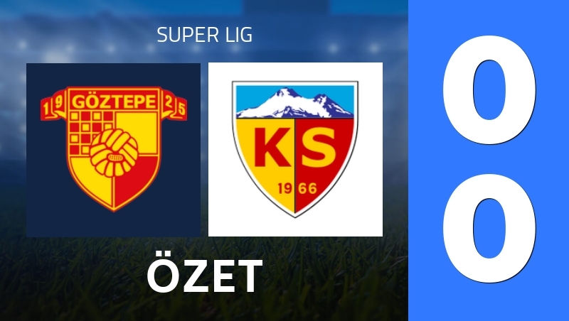 Özet : Goztepe Izmir - Kayserispor - Super Lig 25/26