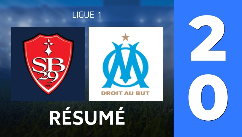 Résumé : Stade Brest 29 - Olympique Marseille - Ligue 1 25/26