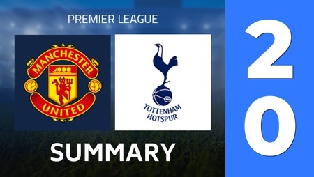 Summary : Manchester United - Tottenham Hotspur (2 - 0) - Final Score