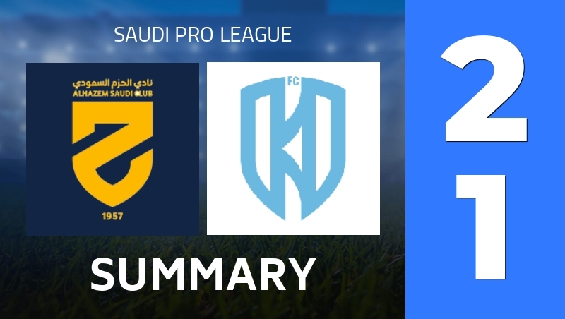 Summary : Al-Hazm - Al-Akhdoud Club - Saudi Pro League 25/26