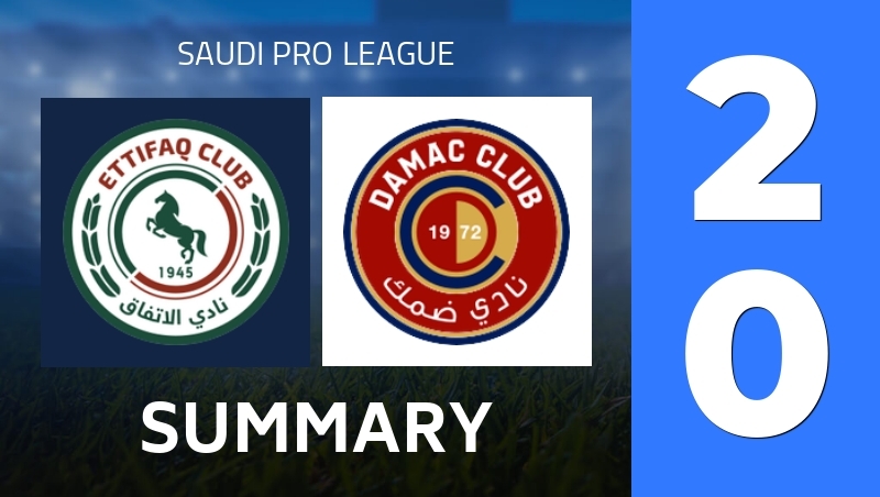 Summary : Al-Ittifaq FC - Damac FC - Saudi Pro League 25/26