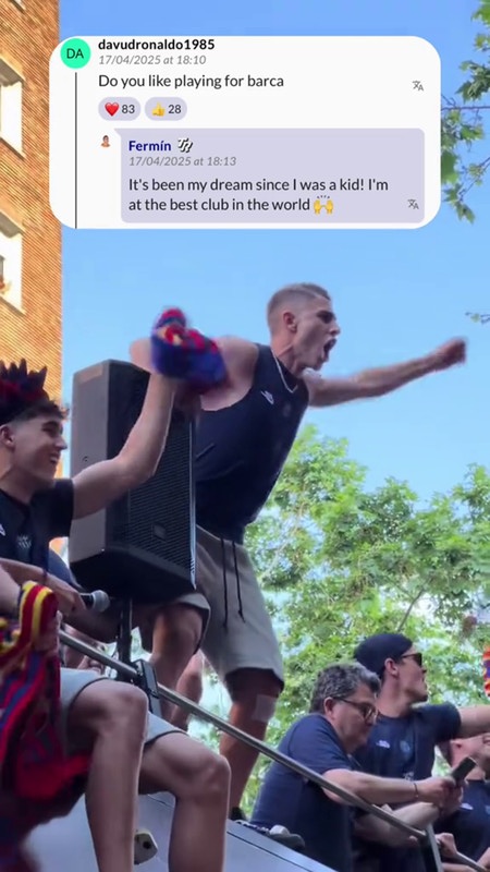 Fermín - Barça is a dream for me !