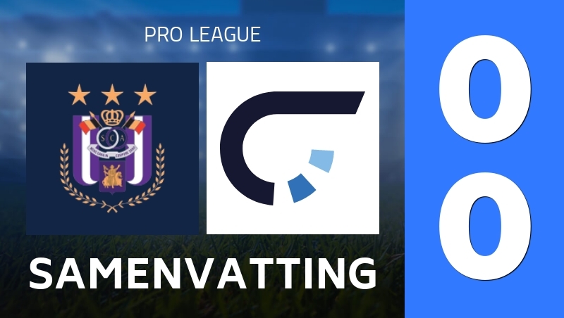 Samenvatting : RSC Anderlecht - RAAL La Louviere - Pro League 25/26