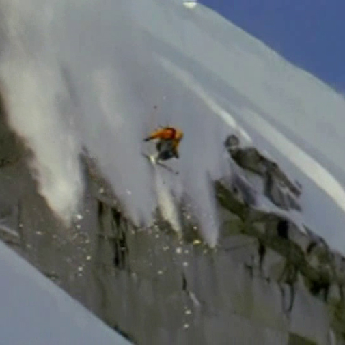 He realised masterly jumps on his ski!