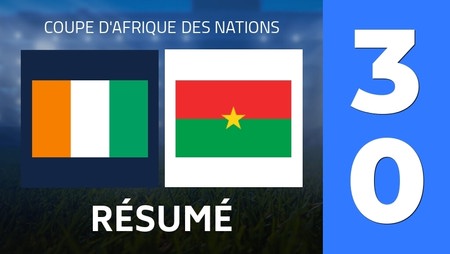 Résumé : Ivory Coast - Burkina Faso (3 - 0) - Score Final