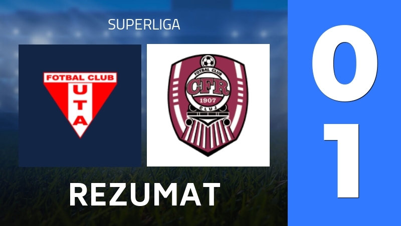 Rezumat : FC Uta Arad - FC CFR 1907 Cluj - Superliga 25/26