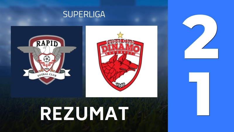 Rezumat : Rapid Bucuresti 1923 - FC Dinamo Bucuresti 1948 - Superliga 25/26