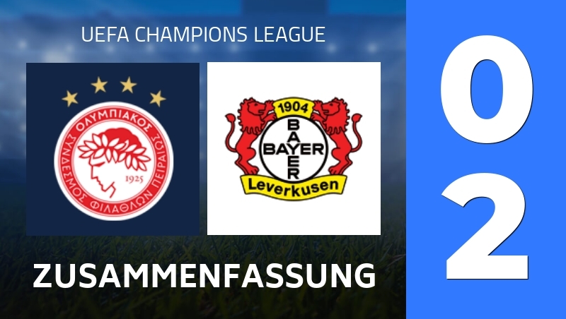 Zusammenfassung : Olympiacos Piraeus - Bayer Leverkusen - UEFA Champions League 25/26