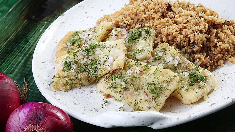 Marinated Lemon Fish with Egyptian Fish Rice