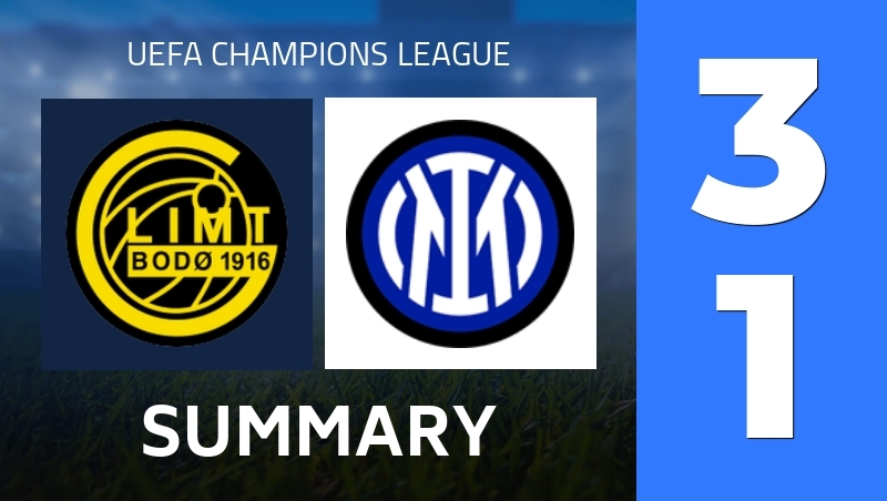 Summary : Bodoe/Glimt - Inter Milano - UEFA Champions League 25/26
