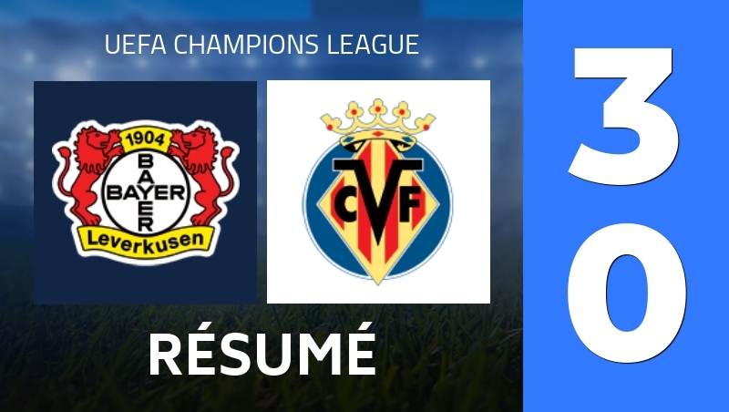 Résumé : Bayer Leverkusen - Villarreal CF - UEFA Champions League 25/26