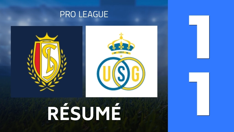 Résumé : Standard Liege - Union Saint-Gilloise - Pro League 25/26