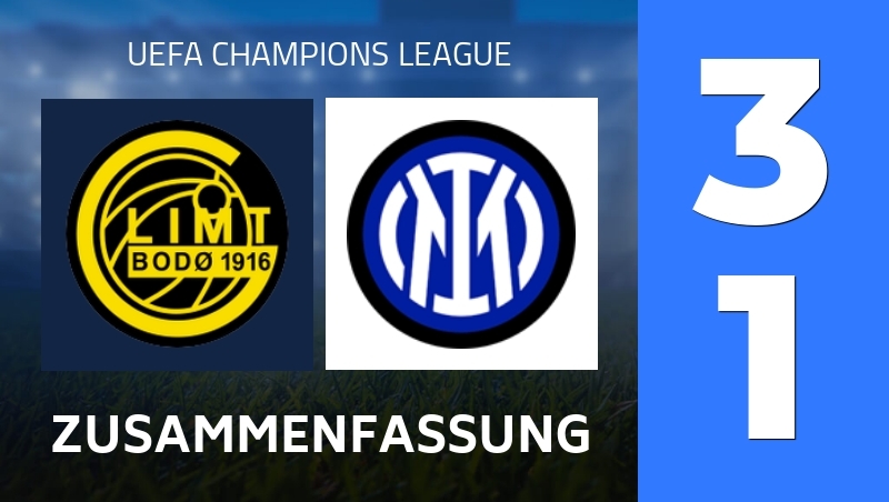 Zusammenfassung : Bodoe/Glimt - Inter Milano - UEFA Champions League 25/26