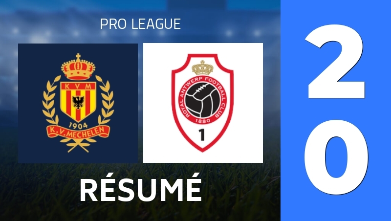 Résumé : Yellow-Red KV Mechelen - Royal Antwerp FC - Pro League 25/26