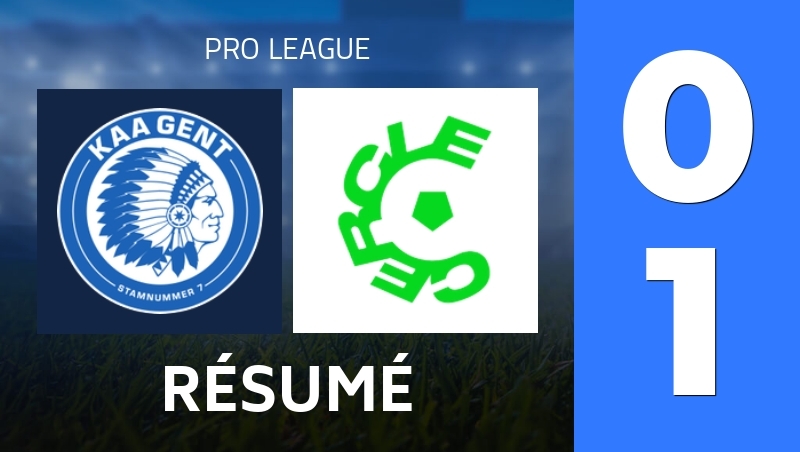 Résumé : KAA Gent - Cercle Brugge - Pro League 25/26