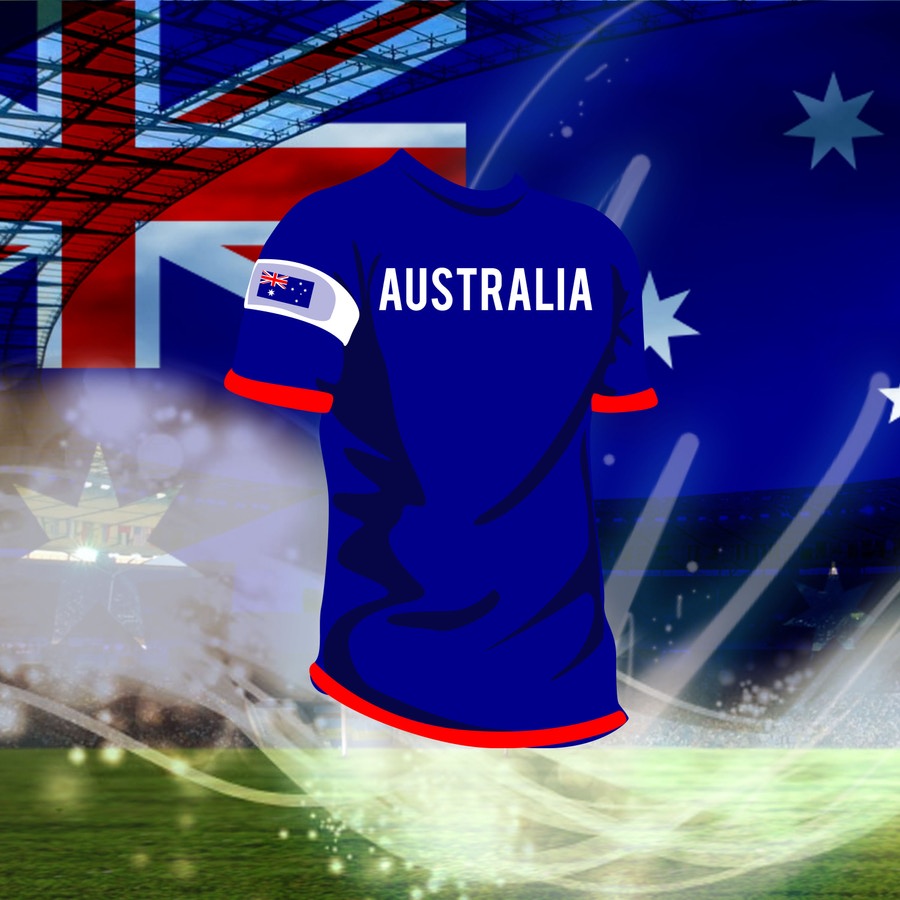 Camisola de futebol : Austrália