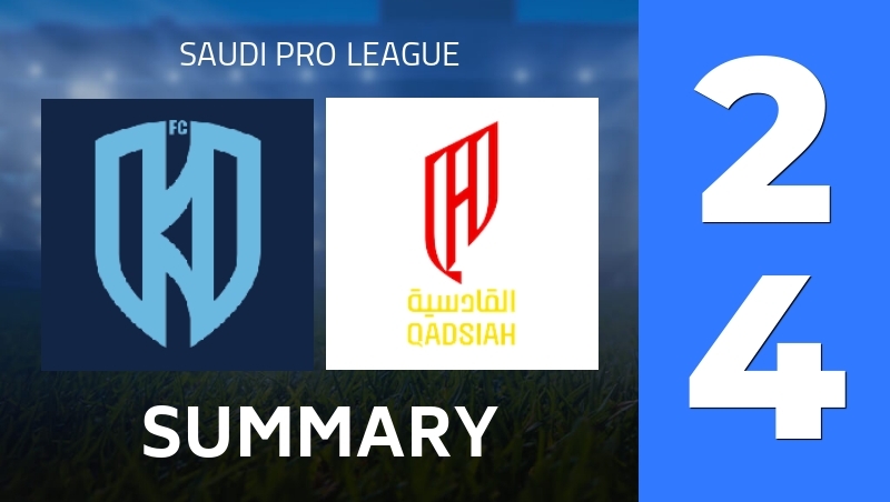 Summary : Al-Okhdood Club - Al Qadsiah - Saudi Pro League 25/26