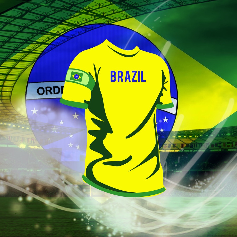 Camisola de futebol : Brasil