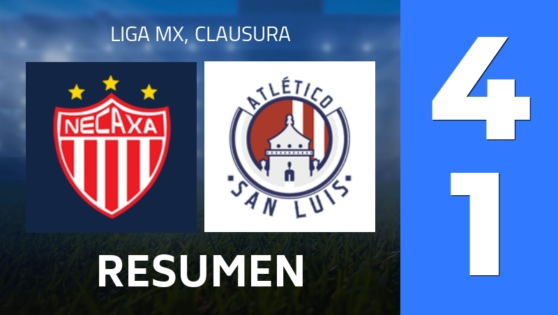 Resumen : Club Necaxa - Atletico San Luis - Liga MX, Clausura 2026