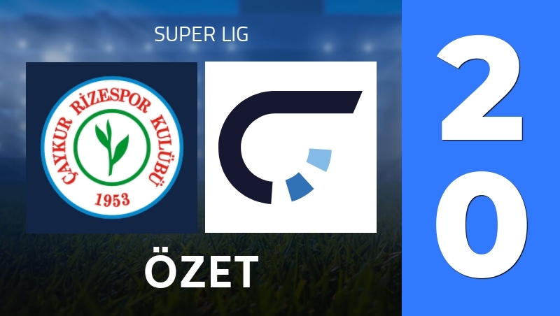 Özet : Caykur Rizespor - Kocaelispor - Super Lig 25/26