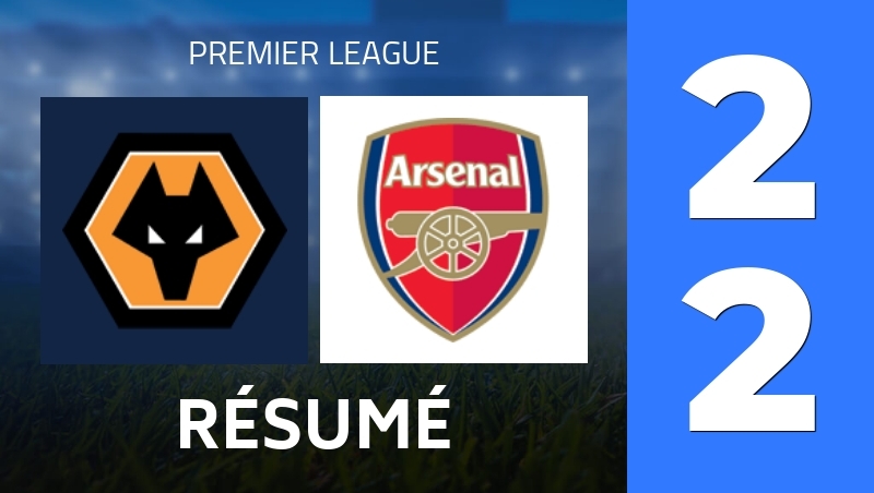 Résumé : Wolverhampton Wanderers - Arsenal FC - Premier League 25/26