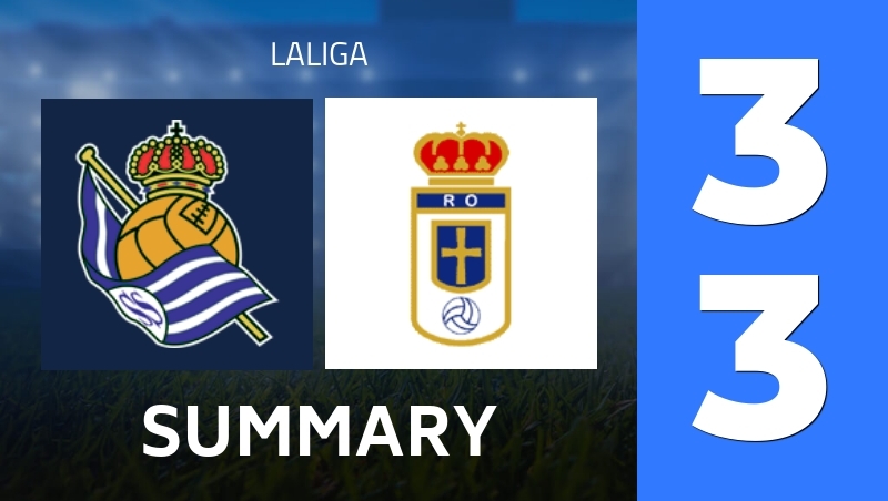 Summary : Real Sociedad San Sebastian - Real Oviedo - LaLiga 25/26