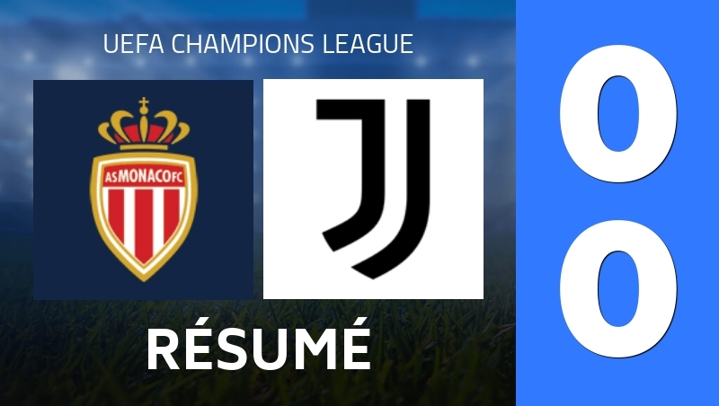 Résumé : AS Monaco - Juventus Turin - UEFA Champions League 25/26
