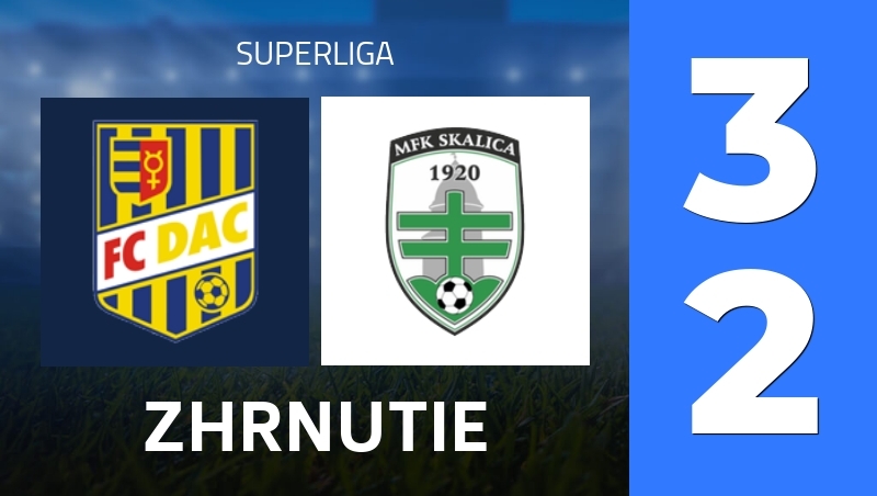 Zhrnutie : DAC 1904 Dunajska Streda - MFK Skalica - Superliga 25/26