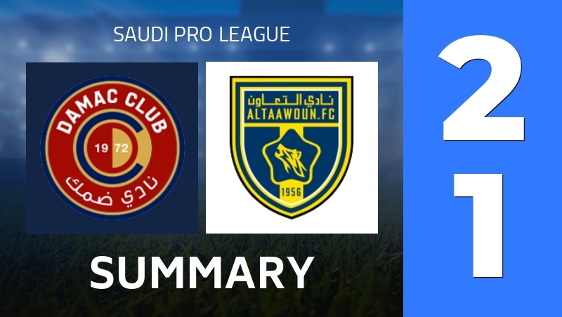 Summary : Damac FC - Al-Taawoun FC - Saudi Pro League 25/26